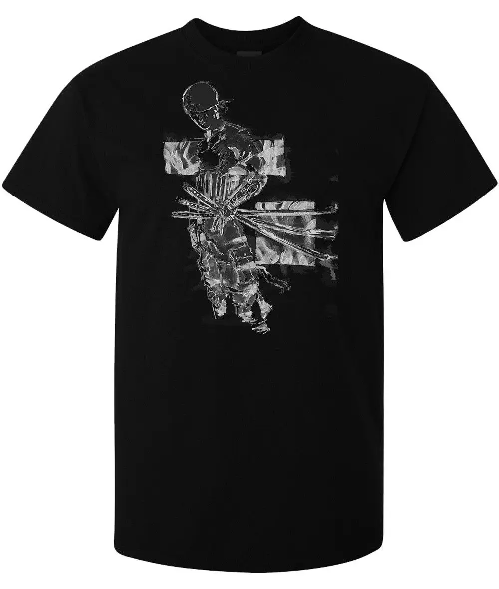 Roronoa Zoro Grey One Piece Art Anime Men s woman s Available T Shirt 