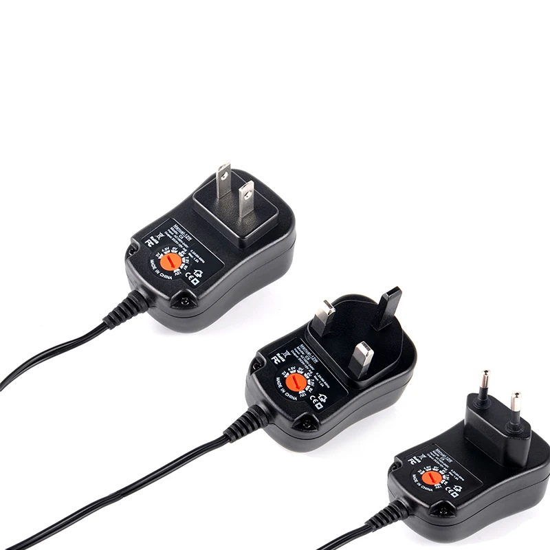 

Universal Power adapter 12W adjustable power supply 3V 4.5V 5V 6V 7.5V 9V 12V AC/DC Charger Converter With 6Pcs jack EU/US/UK
