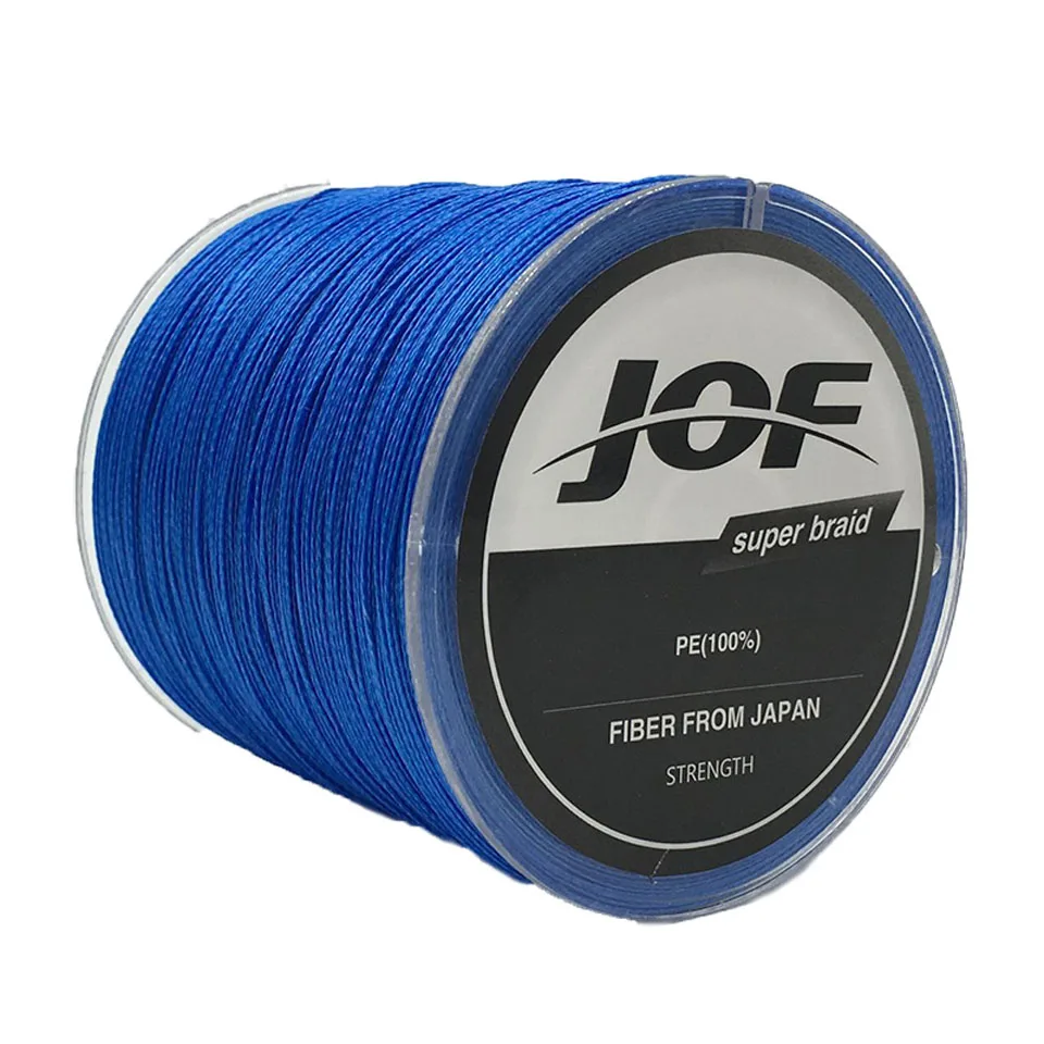 4 нити 100 м 8-100LB PE мультифиламентная супер плетеная леска для ловли карпа - Цвет: Blue