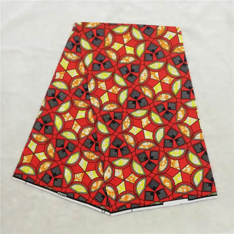 

African Wax Print Fabric 100% Cotton Ankara Fabric Holland Printed Wax Fabric FREE SHIPPING ! P51951
