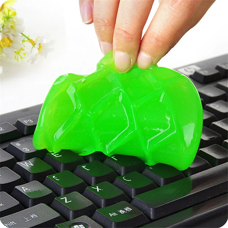 2018 colle pour mince drôle jouet poussière nettoyage colle Slimy essuie-glace pour clavier ordinateur portable voiture nettoyage éponge voiture accessoires magique slime