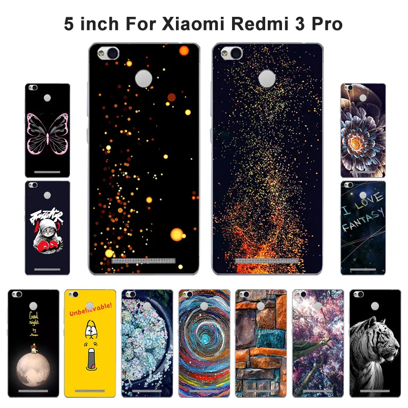 Чехол для Xiaomi Redmi 3 Pro s Модный окрашенный чехол телефона S Мягкий силиконовый |