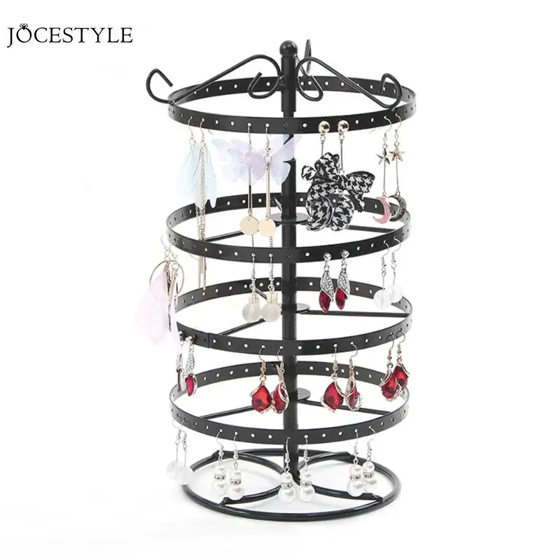  Multifunctional Metal Necklace Chain Bracelet Rotation Holder Detachable Earring Jewelry Display St