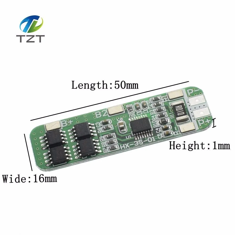 3S 6A Li-ion Lithium Battery 18650 Charger Protection Board Module 10.8V 11.1V 1