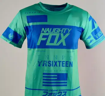

NAUGHTY FOX Mens Cycling Jersey Mountain Bike T-shirt MTB Racing Motocross Short Sleeve