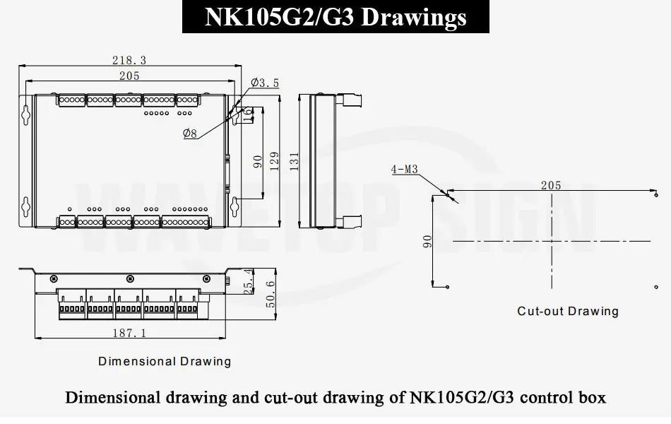 Фрезерный станок с ЧПУ деревообрабатывающий контроллер NK105G2 NK105G3 3~ 4 система Axis DSP поддержка инструмента журнал и цилиндр