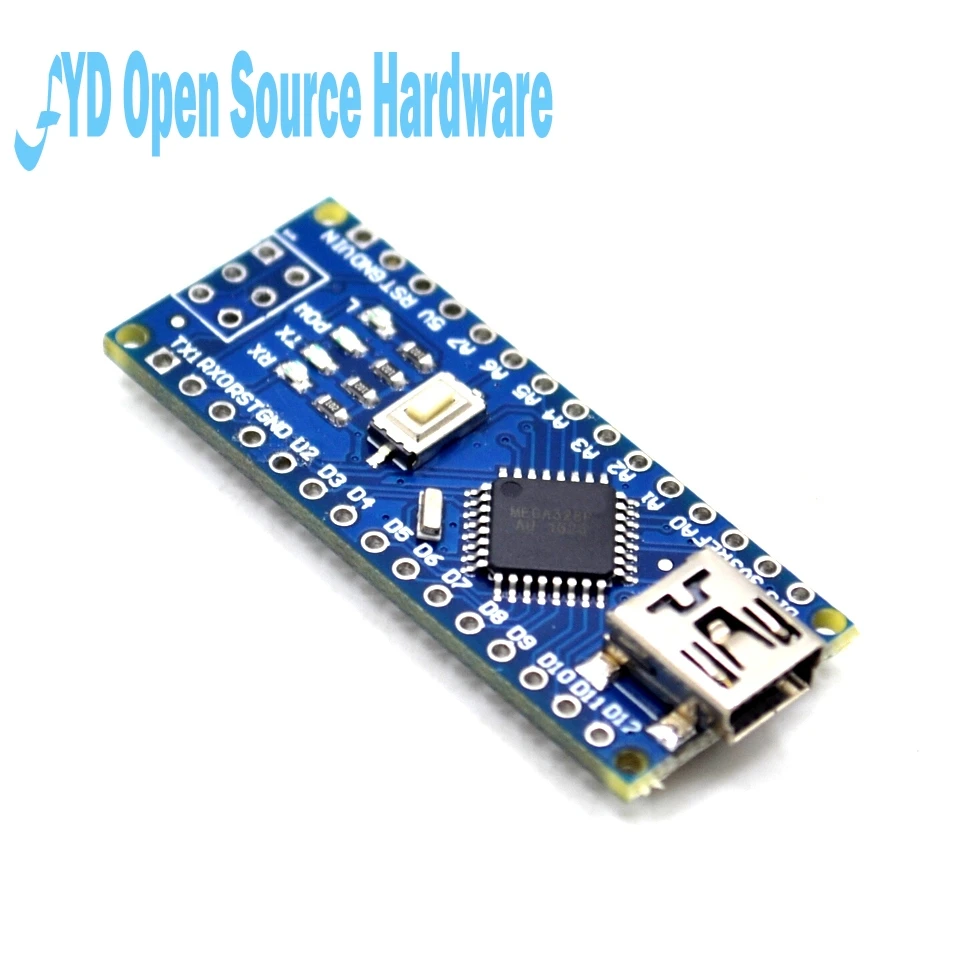

2PCS Nano 3.0 controller compatible for arduino nano CH340 USB driver NO CABLE