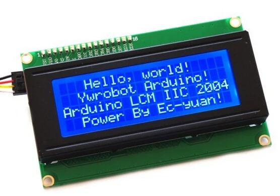 

LCD Module Blue Screen IIC/I2C 2004 5V 20X4 LCD Board for arduino Compatible with UNO MEGA 2560