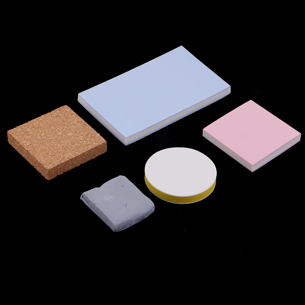 1 Set DIY Rubber Stamp Carving Block with Chisels Tracing Paper Blades Cutting Mat Tools Ink Pad Kit for Scrapbook Card Making