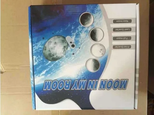 Us 19 01 17 Off New Novelty Romantic Cosmos Projection Lamp Moon In Room Decor Lunar Projection Night Light With Remote Control Astronomer Lamp In