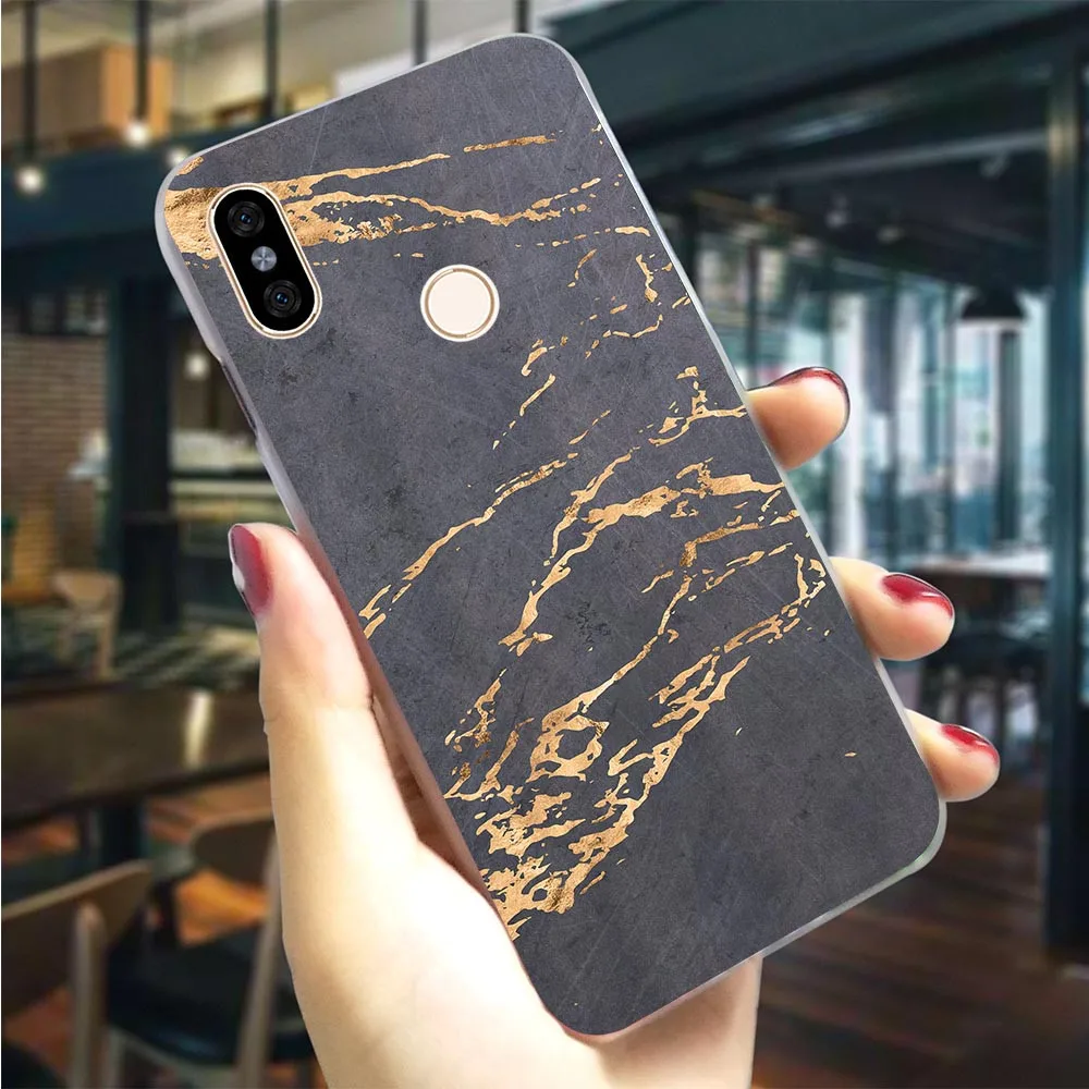 

Hard Case for Xiaomi Redmi Note6 6Pro Pure Marble Cover for Redmi 4A Cases 4X 5 Plus 5A Prime 6A Note 5 6 Pro Back Covers