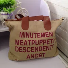 Женская сумка через плечо Холщовая Сумка через плечо модная для путешествий шоппинг MSJ99