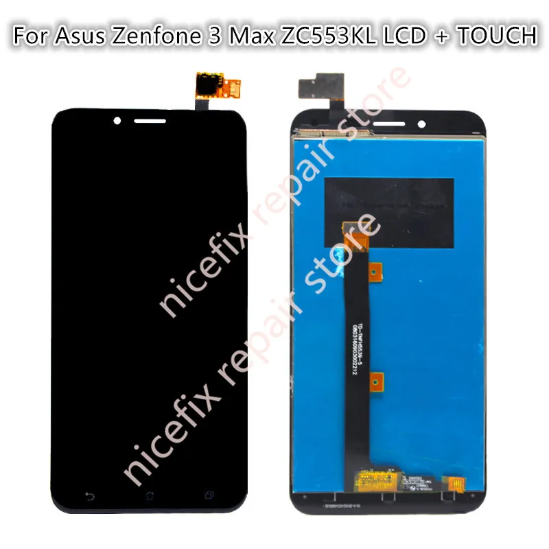 For 5.5&quot Asus Zenfone 3 Max ZC553KL LCD Display Touch Screen Digitizer Assembly Zenfone3 MAX Replacement ASUS | Мобильные