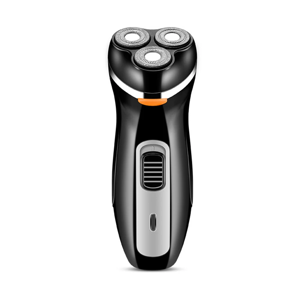 

Professional rechargeable electric shaver three-blade floating Shaver Rechargeable black beard knife