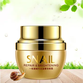 

Snail Extract Under Eye Cream Olhos Gel Collagen Hydra Moisturizing Remove olheira Eye Bag Anti Puffiness Rugas quita ojeras