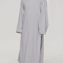 Одежда в стиле Дзен, унисекс, весна-осень, хлопок и лен, костюмы для медитации, буддистское платье, Шаолиньское Кунг-фу, костюм, Униформа, серый