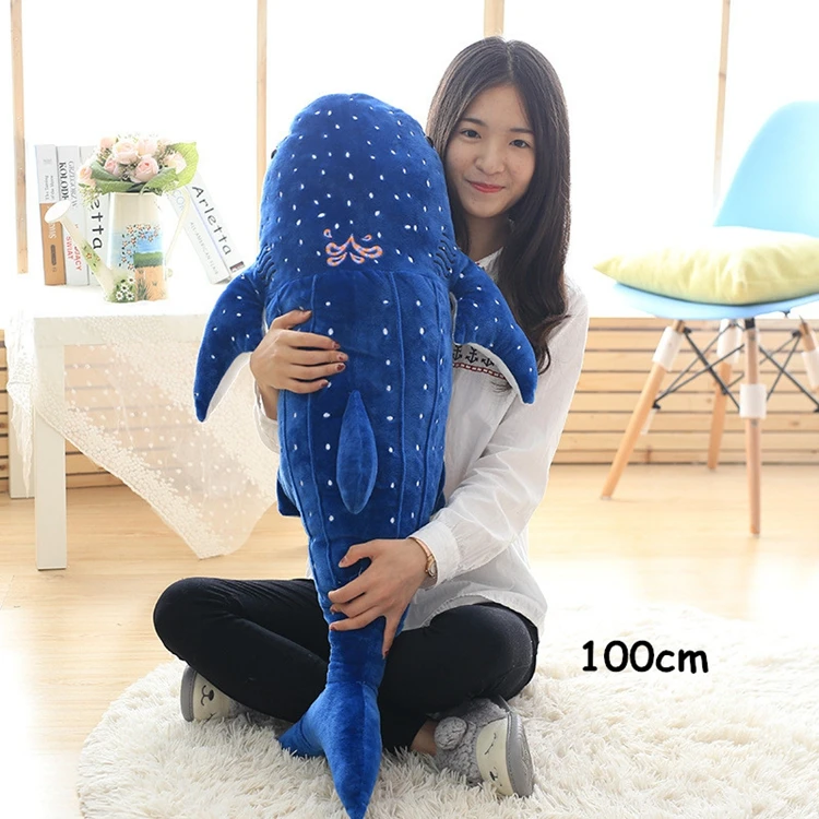 Giant Animal Whale Shark Plush Toy Big Stuffed Sea Animals Shark Hugging Pillow Whale Toys for Children Gift Decoration 100cm 120cm 150cm DY50444 (16)
