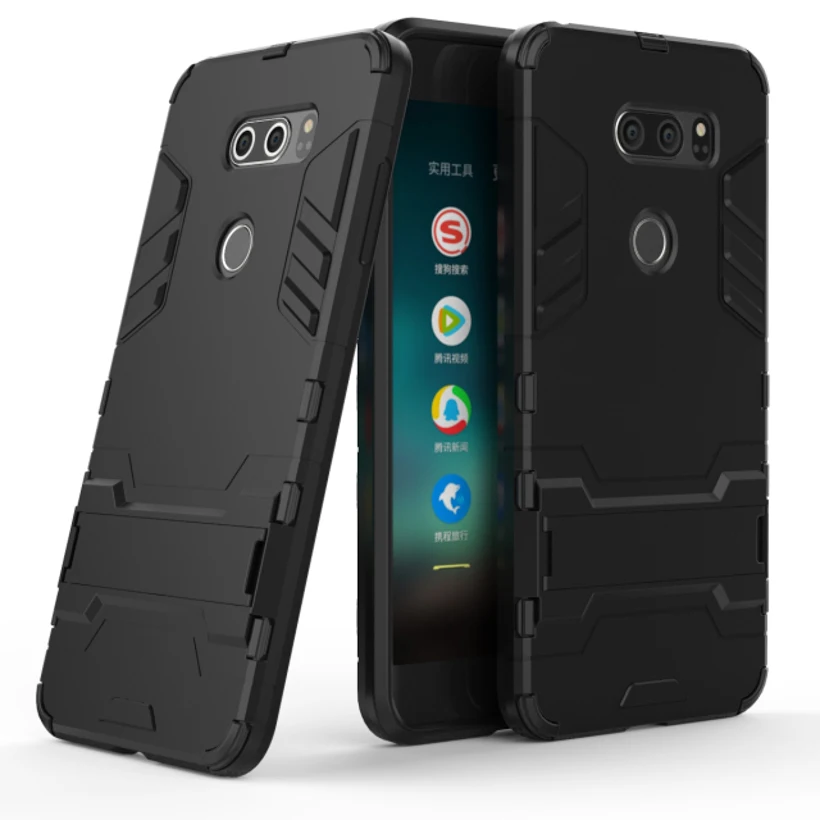 

Hybrid Case For LG G6 V30 G7 ThinQ Cases Armor Robot Bumper For LG V20 V10 Stylo 4 Q8 Q6 Plus K8 2018 K10 Covers Coque Capa