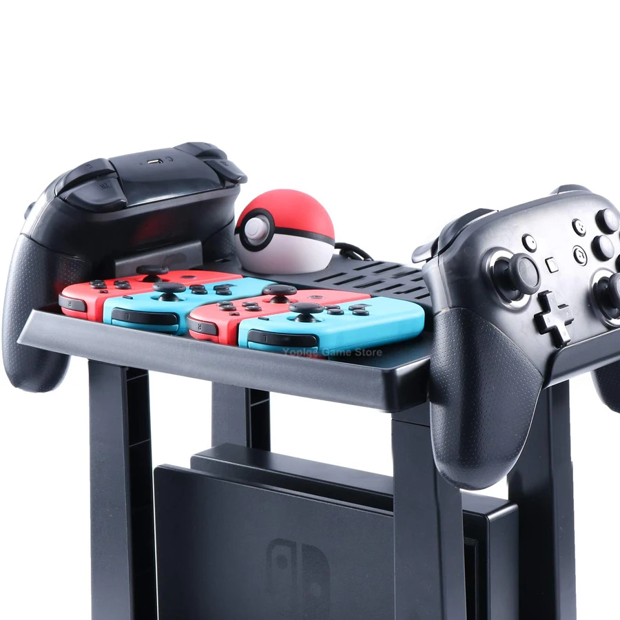 Подставка для хранения для Nintendo doswitch для консоли, ручки, контроллеров Pro, Joy-Con, 12 игровых карт и т. д