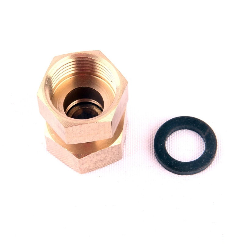 1pc 1/2 Inch Brass Adapter Female Thread Brass Straight Connector Home Water Heater Fitting