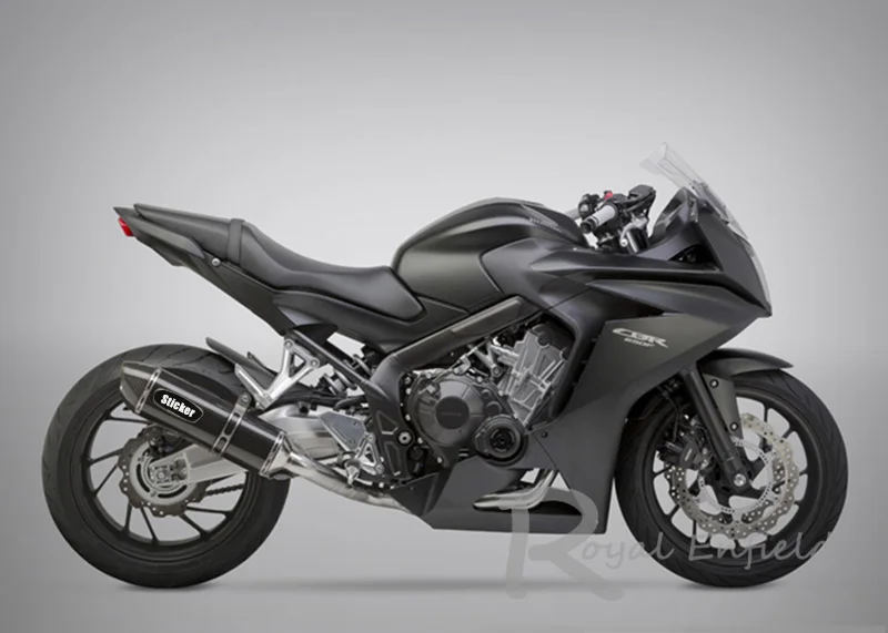 Для cbr650 1000 cb650f gsxr600 для Yoshimura 51 мм Универсальная выхлопная труба мотоцикла R77 из углеродного волокна глушитель выхлопной трубы