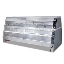 Электрическая тепловая выставочная витрина