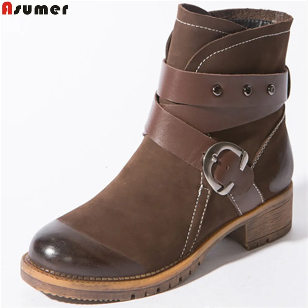 square heel slip on boots