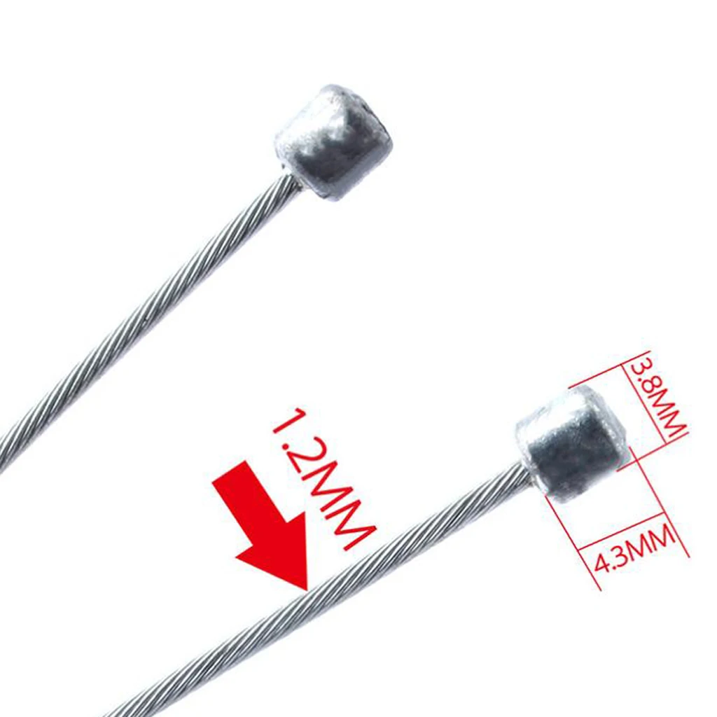 2 Pieces Bicycle Replaceable Speed Cord Line Shift Cable For Road Mountain Bike