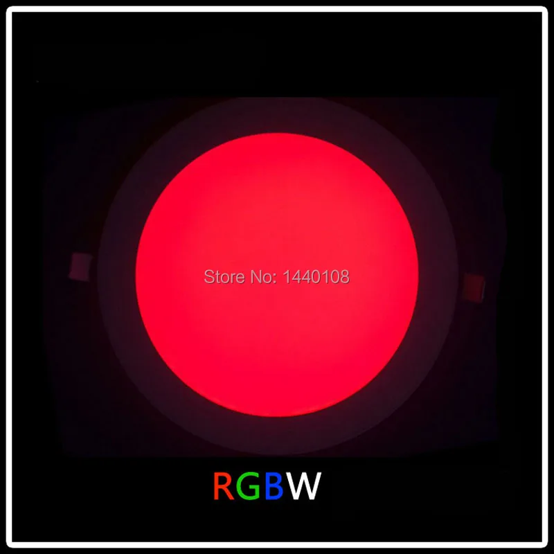 

5pcs/lot RGBW Led Panel Light ac85-265v 24w and 34w Round untrin thin led panel light led ceiling lighting for home decoration