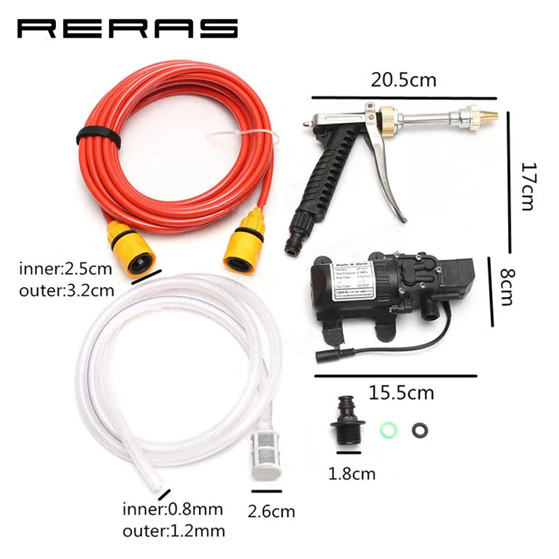 12 В в 65 Вт высокое давление морской палубе моечная уставновка мыть водяной насос спрей-очиститель инструменты комплект из интимные