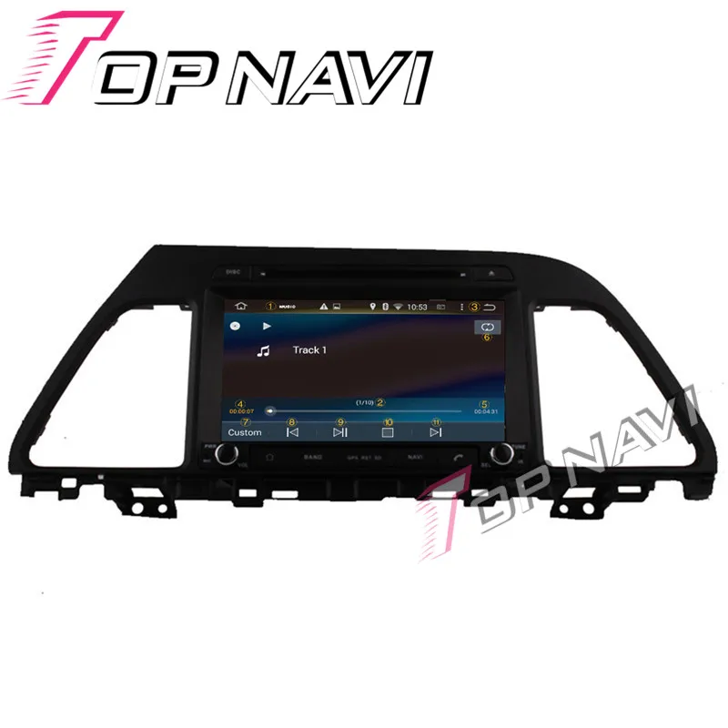 Topnavi 8 дюймовый Восьмиядерный Android 0 Автомобильный GPS навигатор для HYUNDAI SONATA LF 2015