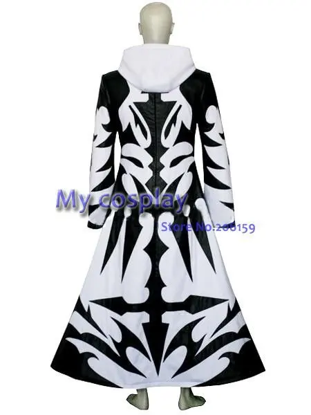 Костюм для косплея Xemnas из аниме Королевство сердца Крутое Мужское пальто