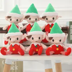 30 см милые Рождество дух кукла Эльф на полке Рождество традиции плюшевые мягкие куклы животных мягкую игрушку для маленьких детей подарки