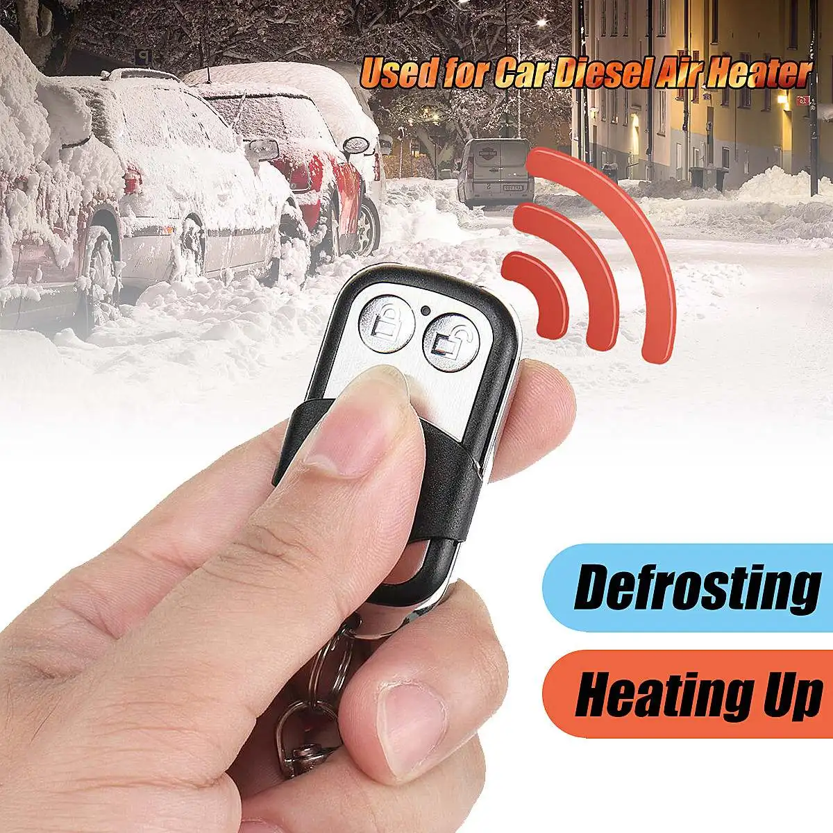 

Universal Remote Control Controller Temperature Regulation For Diesel Air Parking Heater Trailer 3000W / 5000W 12V / 24V