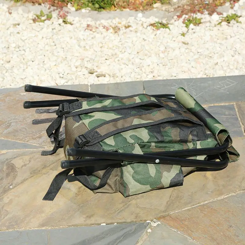 Складной кемпинг рыболовный стул Рюкзак Сумка для пикника походная камуфляжная настольная сумка для сиденья
