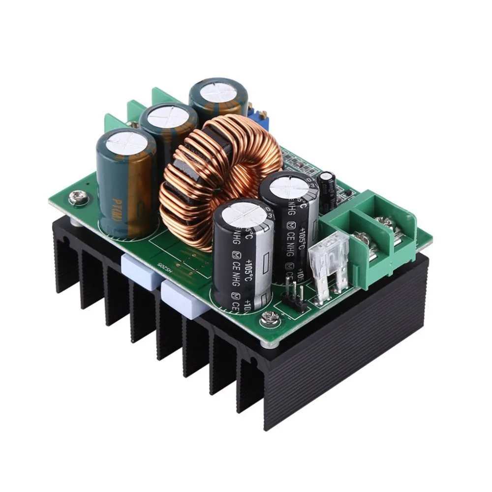 Вольтметр 1200 Вт 20A DC преобразователь Повышающий Модуль питания в 10 60V OUT 12 80V