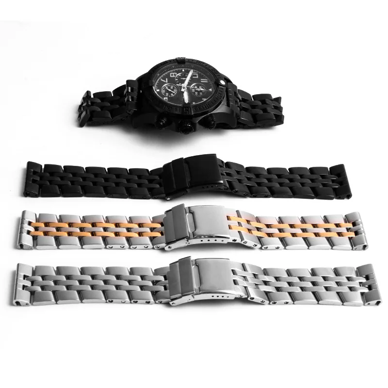 Buy 22mm 24mm Stainless Steel Watch Bands For