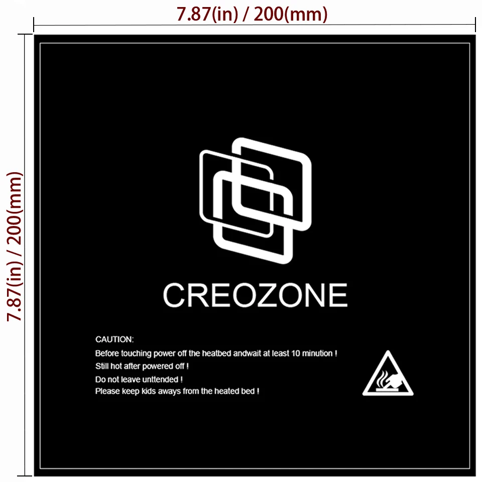 Детали для 3D принтера CREOZONE горячая модель 5 шт. 200x200 мм|Детали и аксессуары