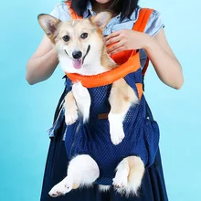 Рюкзак-переноска для домашних животных, сетчатая Передняя сумка-переноска для собак, нагрудный рюкзак, дышащая сумка для собак, кошек, Путешествий, Походов на открытом воздухе