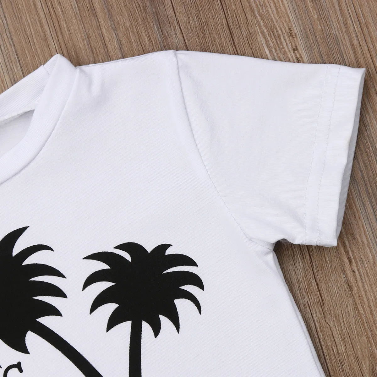 Pudcoco/Летняя Одежда для новорожденных мальчиков футболка+ шорты с волнами комплект из 2 предметов летняя повседневная одежда