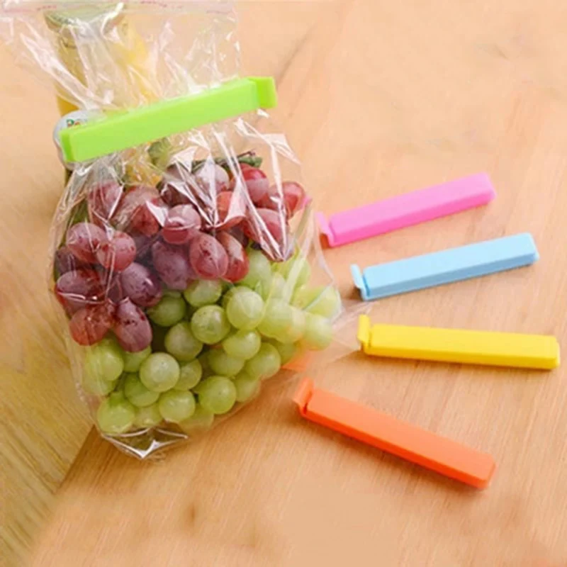 ZOCDOU 3 Pieces 10cm Large Food Snack Plastic Bag Storage Sealing Clips