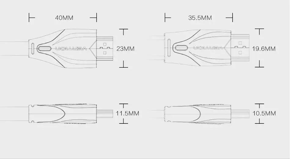 Vention HDMI кабель HDMI к HDMI кабель HDMI 2,0 1,4 4k 3D 60FPS кабель для HD tv lcd ноутбука PS3 проектор компьютерный кабель 1 м 2 м 3 м