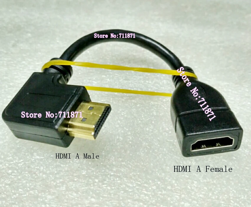 15cm Gold plated pure copper A Male Female HDMI Extension cord Short Male to Female HDMI Cable