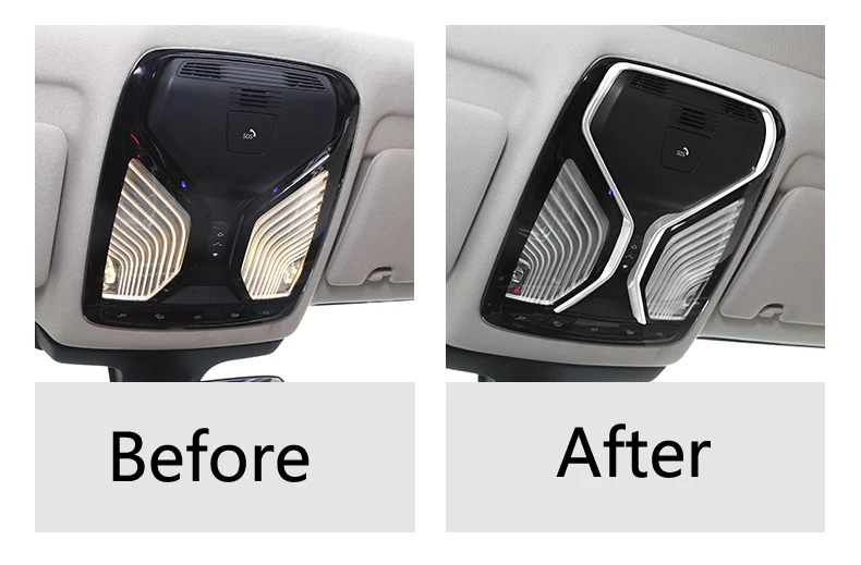 Автомобильный-Стайлинг ABS передняя крыша светильник для чтения рамка наклейки крышка Накладка для BMW 3 5 серии X3 G01 G20 G30 G38 6GT аксессуары