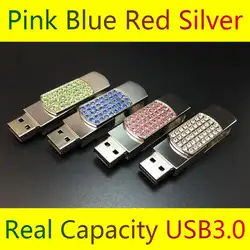 Ювелирные изделия Ожерелье Pendrive 512 ГБ USB Flash Drive 128 ГБ 8 ГБ 16 ГБ 32 ГБ 64 ГБ Поворотный USB Flash Memory Stick 3.0 Creativo Девушка Подарки