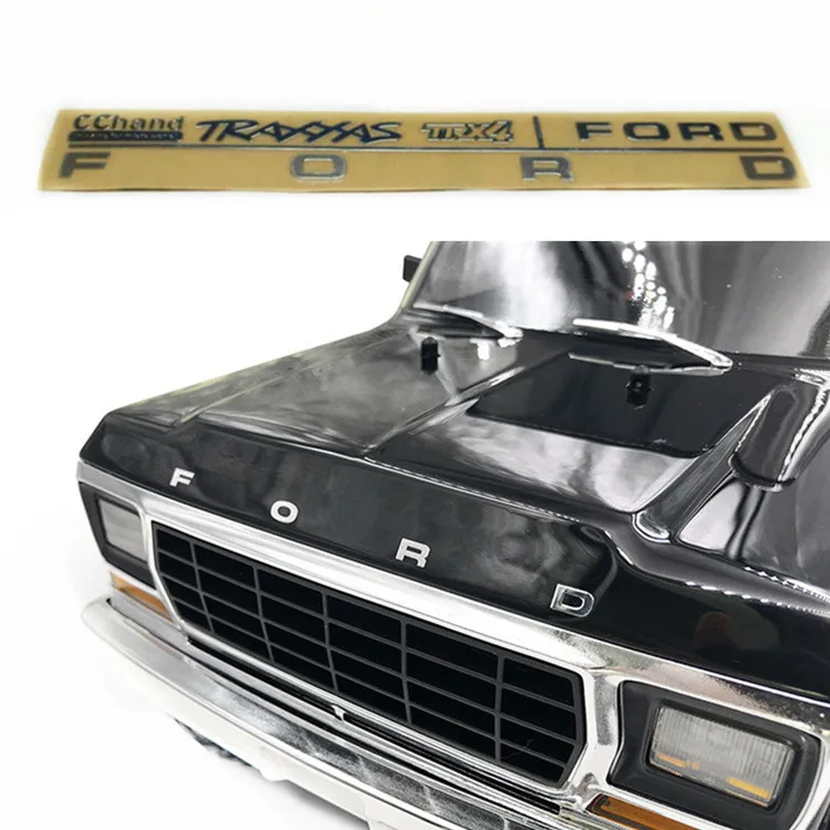 RC Car Part FORD Metal Emblem Head Logo For 1/10 TRAXXAS TRX 4 TRX4