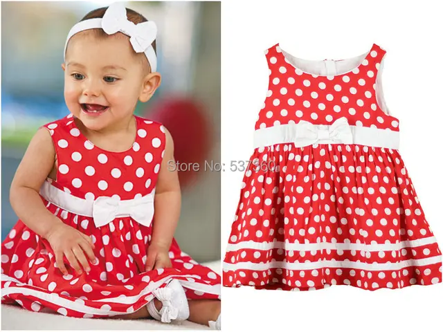 Hiheart Classic Baby Girl Princess Dresses Summer Sleeveless Cute