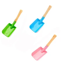 Мини-цветная садовая лопата, ручные инструменты, деревянная ручка+ железные совки для посадки цветов/травы, инструменты для сада и дома, 3 цвета