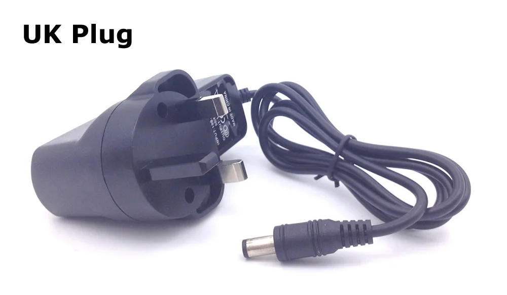 Блок питания для камеры видеонаблюдения/ip-камеры DC 12 V 1A мкА UK plug 5,5 мм x 2,1 мм 100-240 В входные аксессуары системы видеонаблюдения адаптер питания