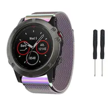 HIPERDEAL Смарт аксессуары ремешок для Garmin Fenix 5X gps часы Миланская Магнитная Петля Браслет из нержавеющей стали dec13